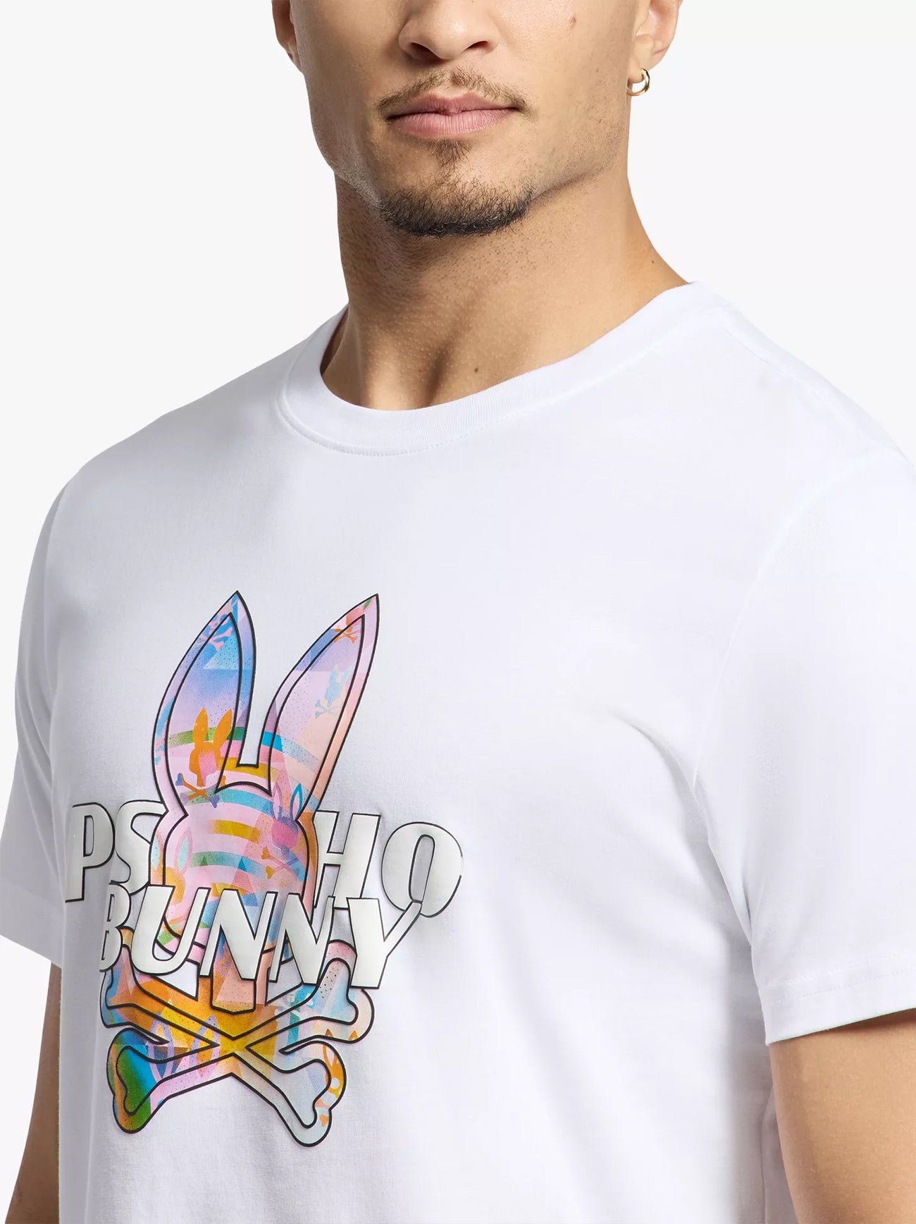 Mens White Milos Graphic T-Shirt