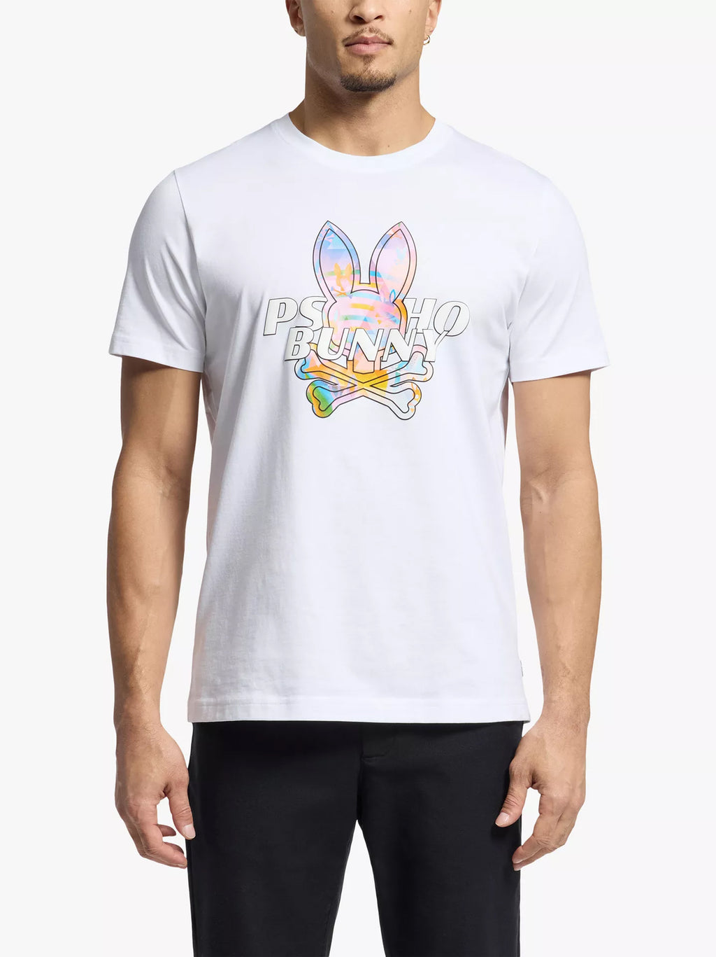 Mens White Milos Graphic T-Shirt