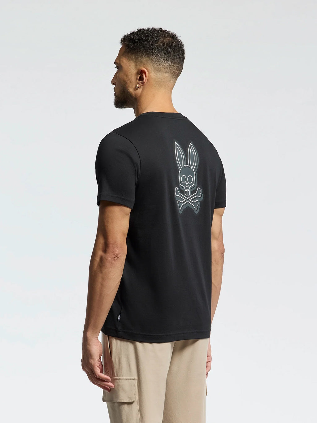 Mens Black Sydney Back Graphic T-Shirt