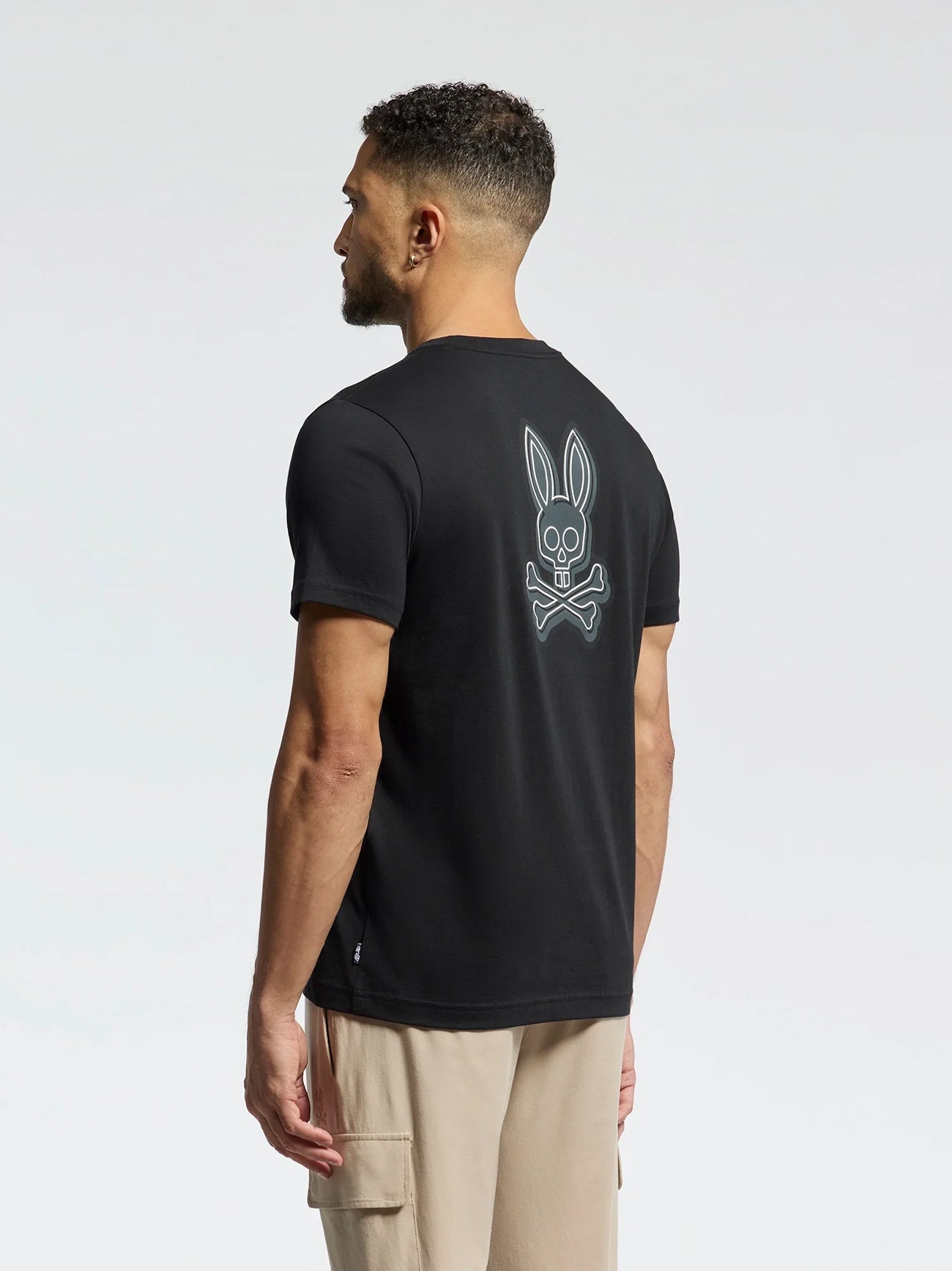 Mens Black Sydney Back Graphic T-Shirt