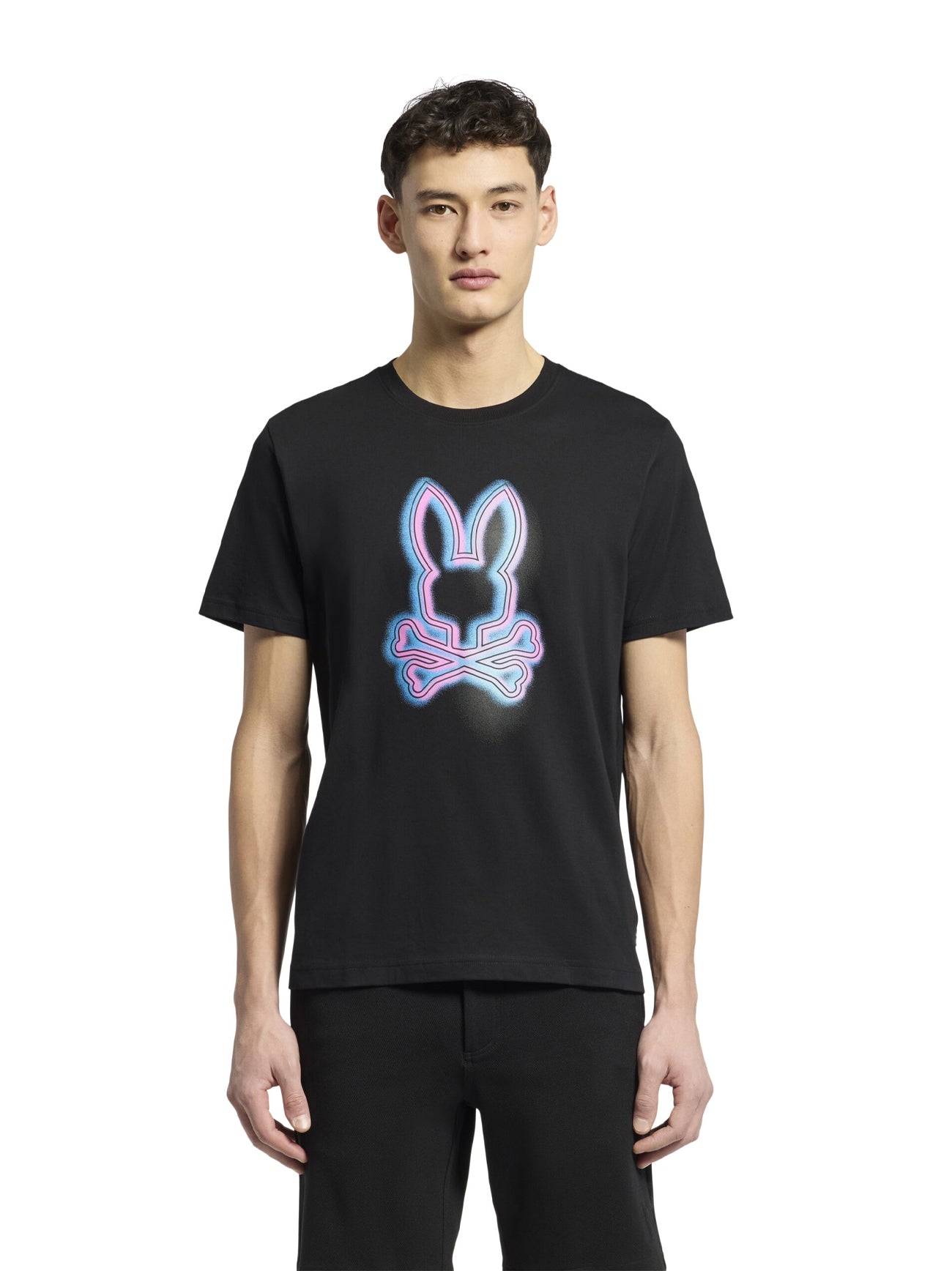 Mens Black Logo Graphic T-Shirt