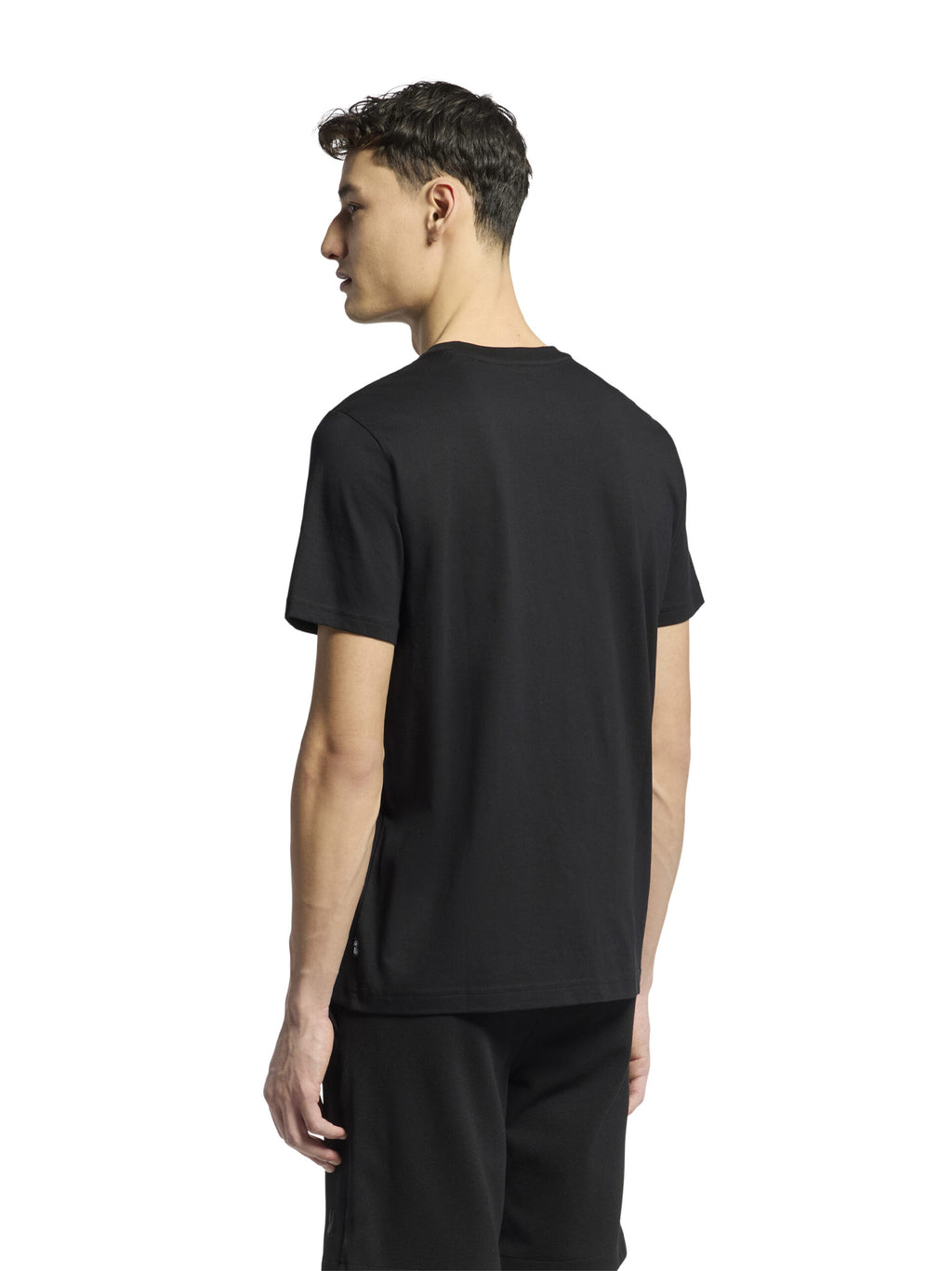 Mens Black Logo Graphic T-Shirt