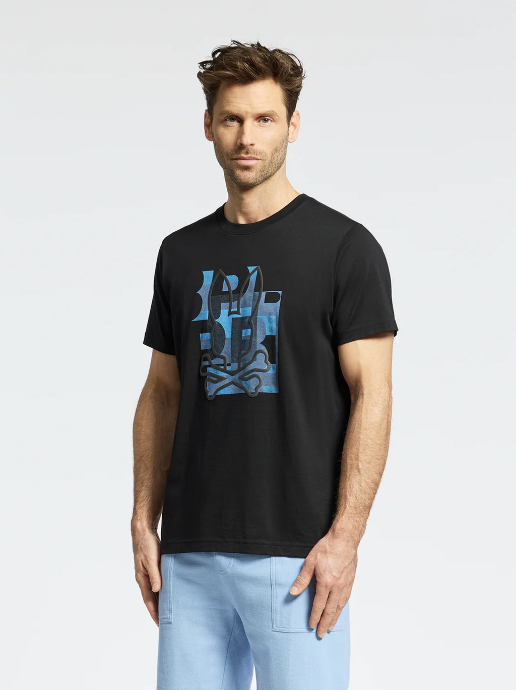 Mens Black Zealand Graphic T-Shirt