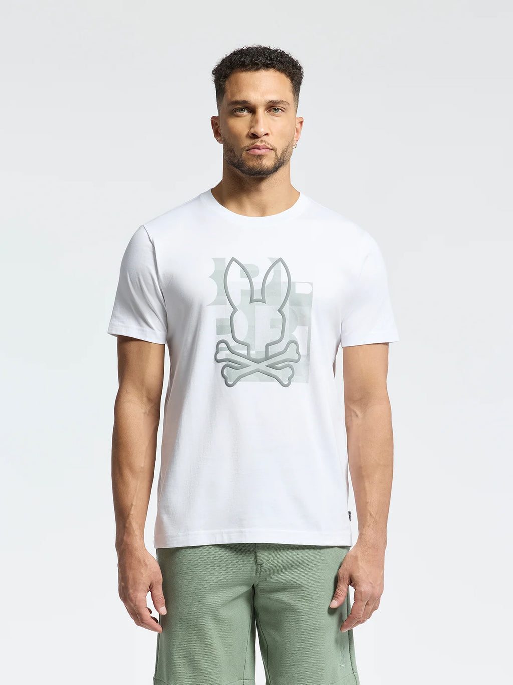 Mens White Zealand Graphic T-Shirt