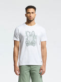 Mens White Zealand Graphic T-Shirt