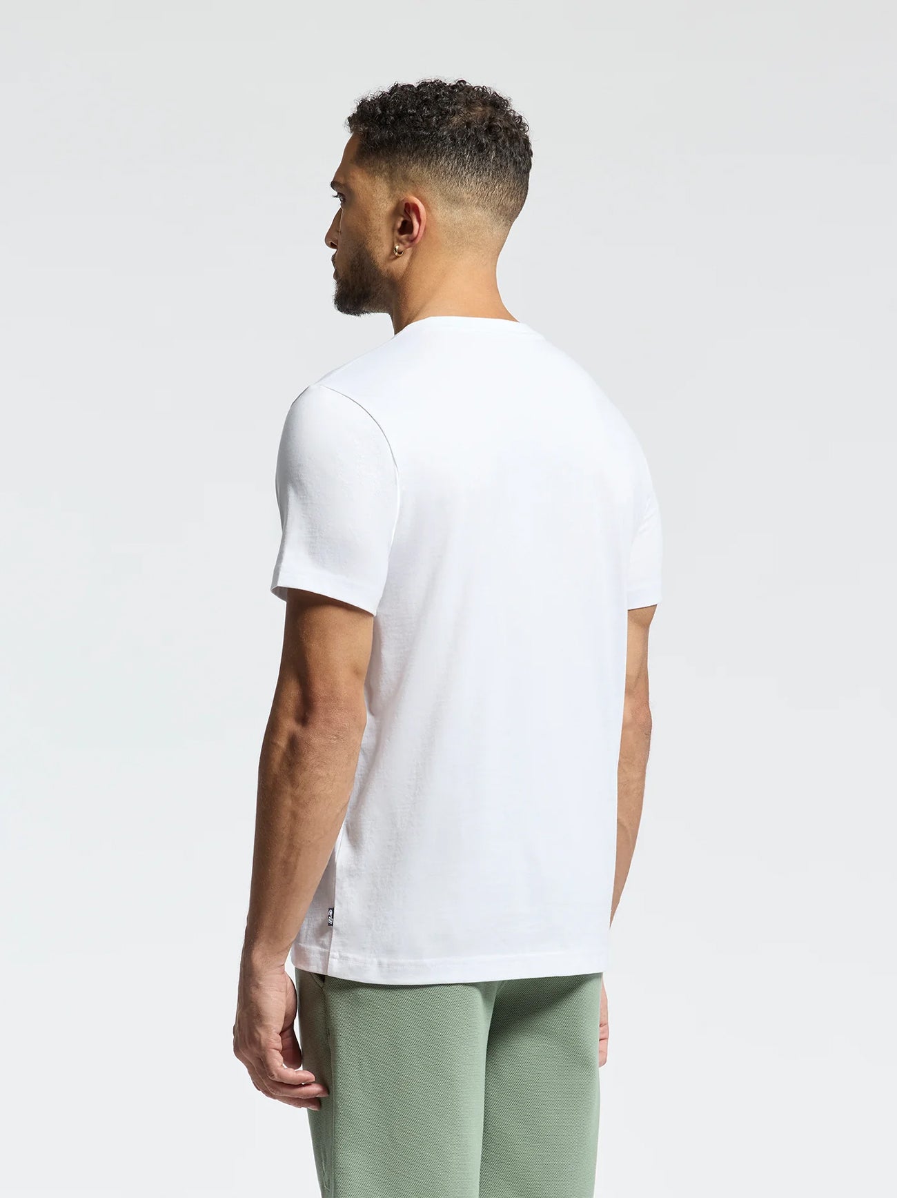 Mens White Zealand Graphic T-Shirt