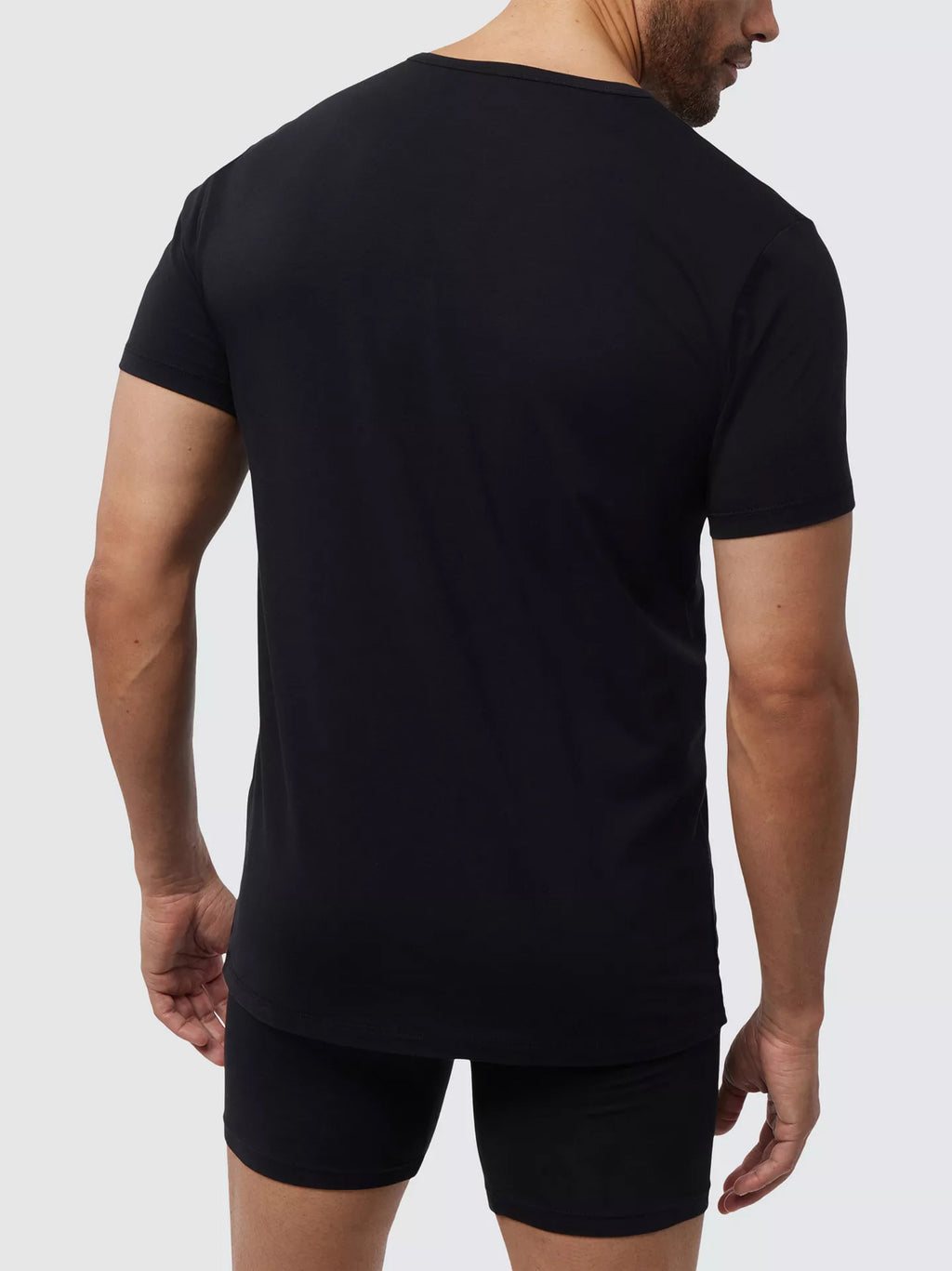 Mens Black 2 Pack Crew Neck T-Shirt