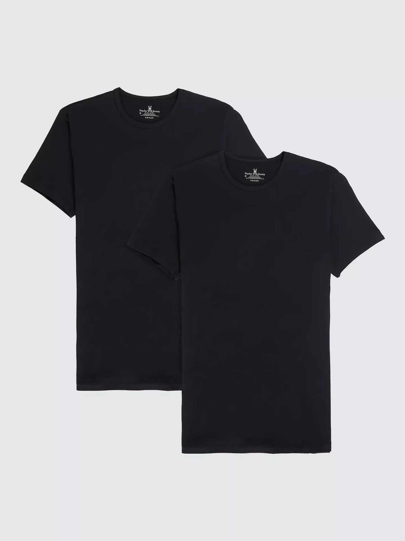 Mens Black 2 Pack Crew Neck T-Shirt