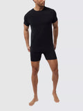 Mens Black 2 Pack Crew Neck T-Shirt