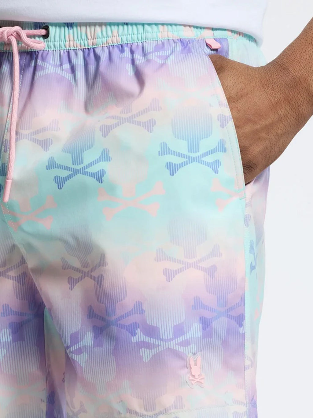 Mens Lavender Grey Forster Bunny Swim Short