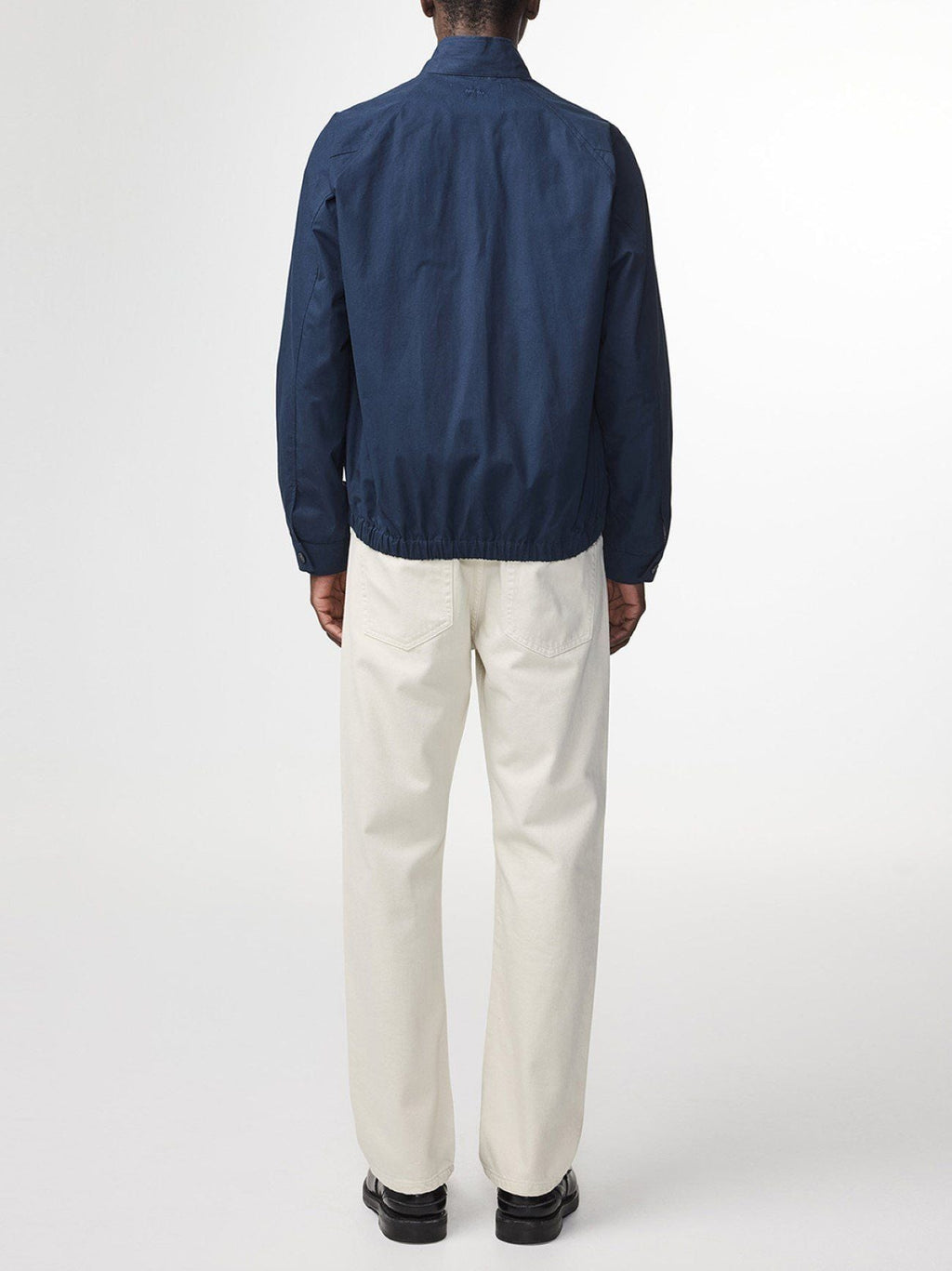 Mens Navy Blue Dave Poplin Jacket