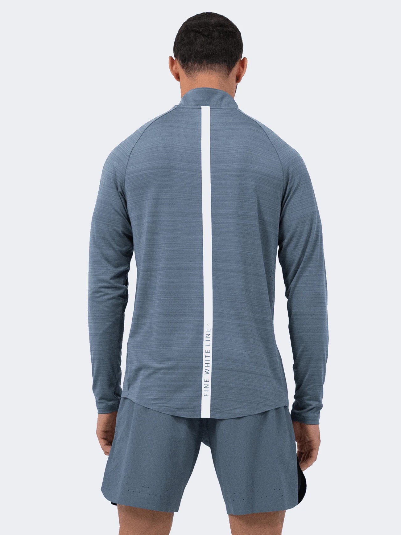 Blue Comet Quarter Zip Top