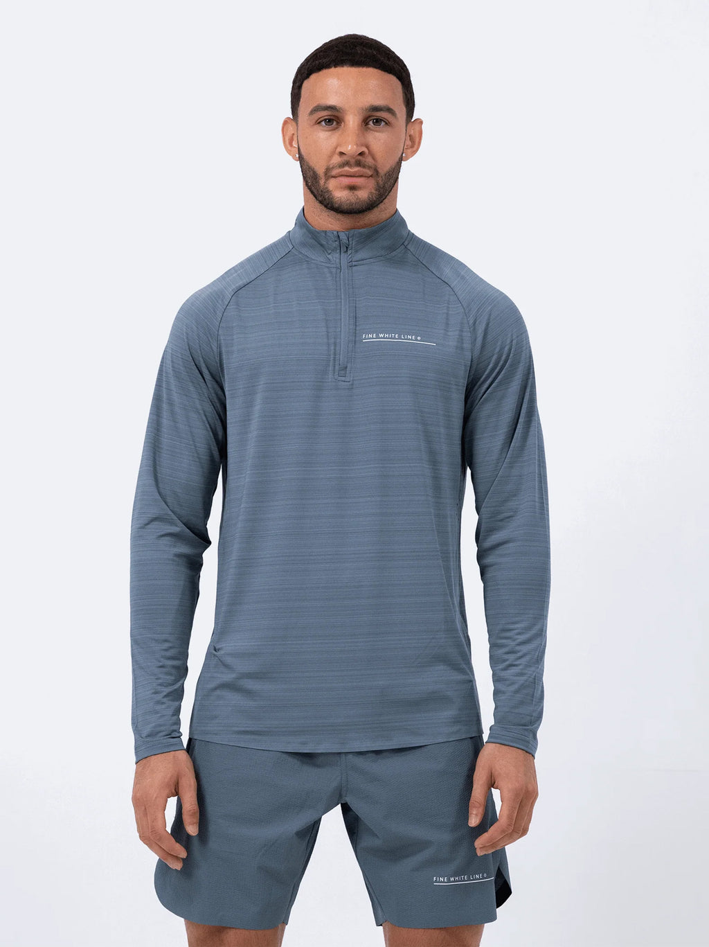 Blue Comet Quarter Zip Top