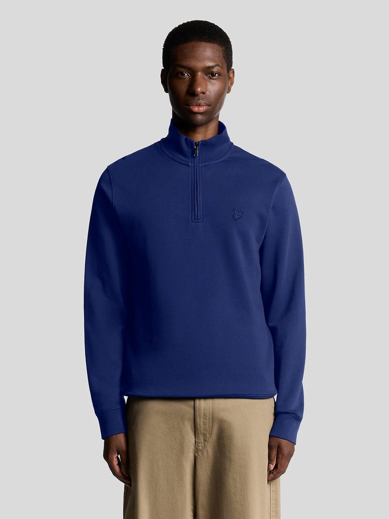 Mens Blueprint Superfine Quarter Zip Sweatshirt