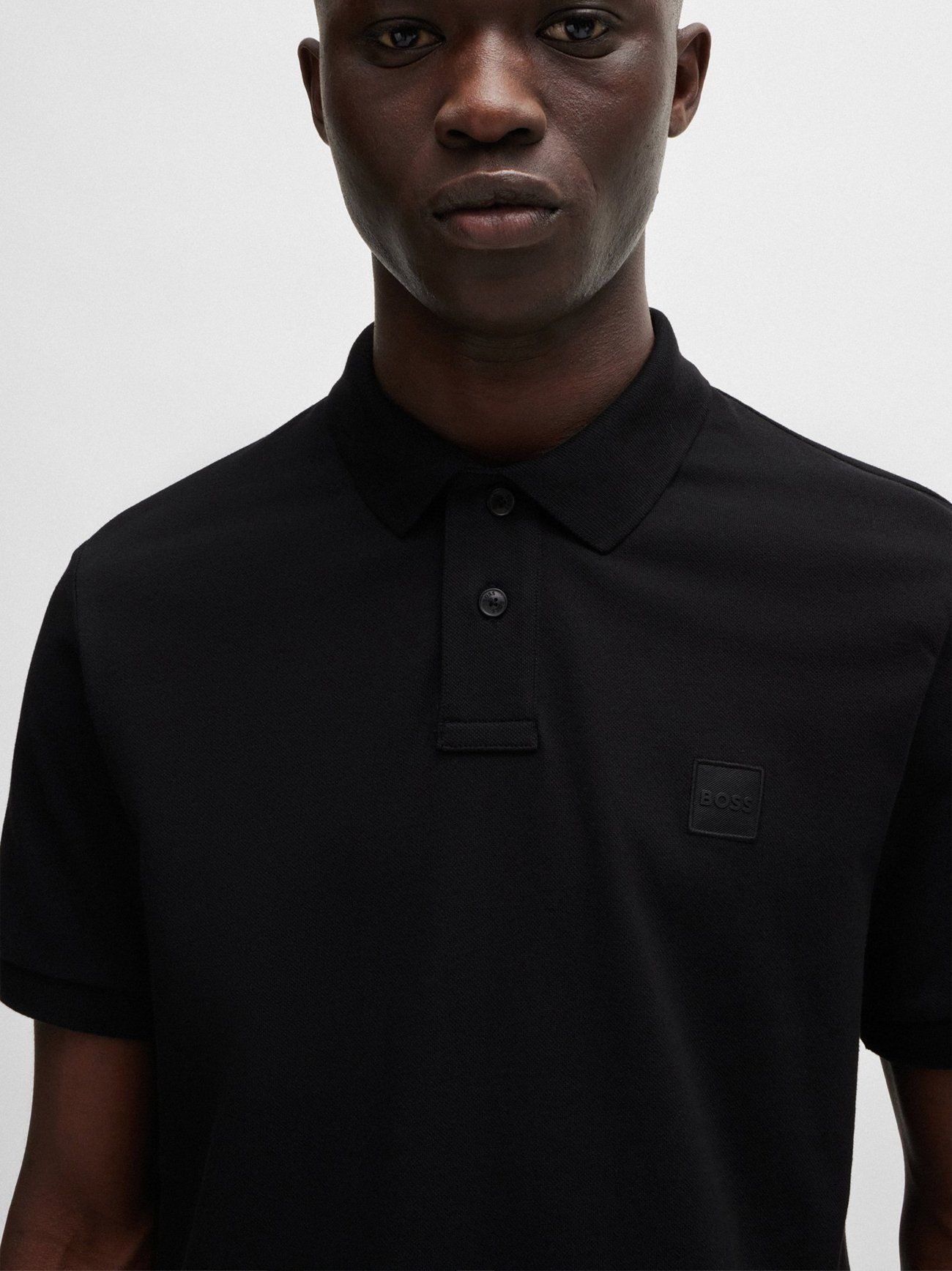 Mens Black Passenger Polo Shirt