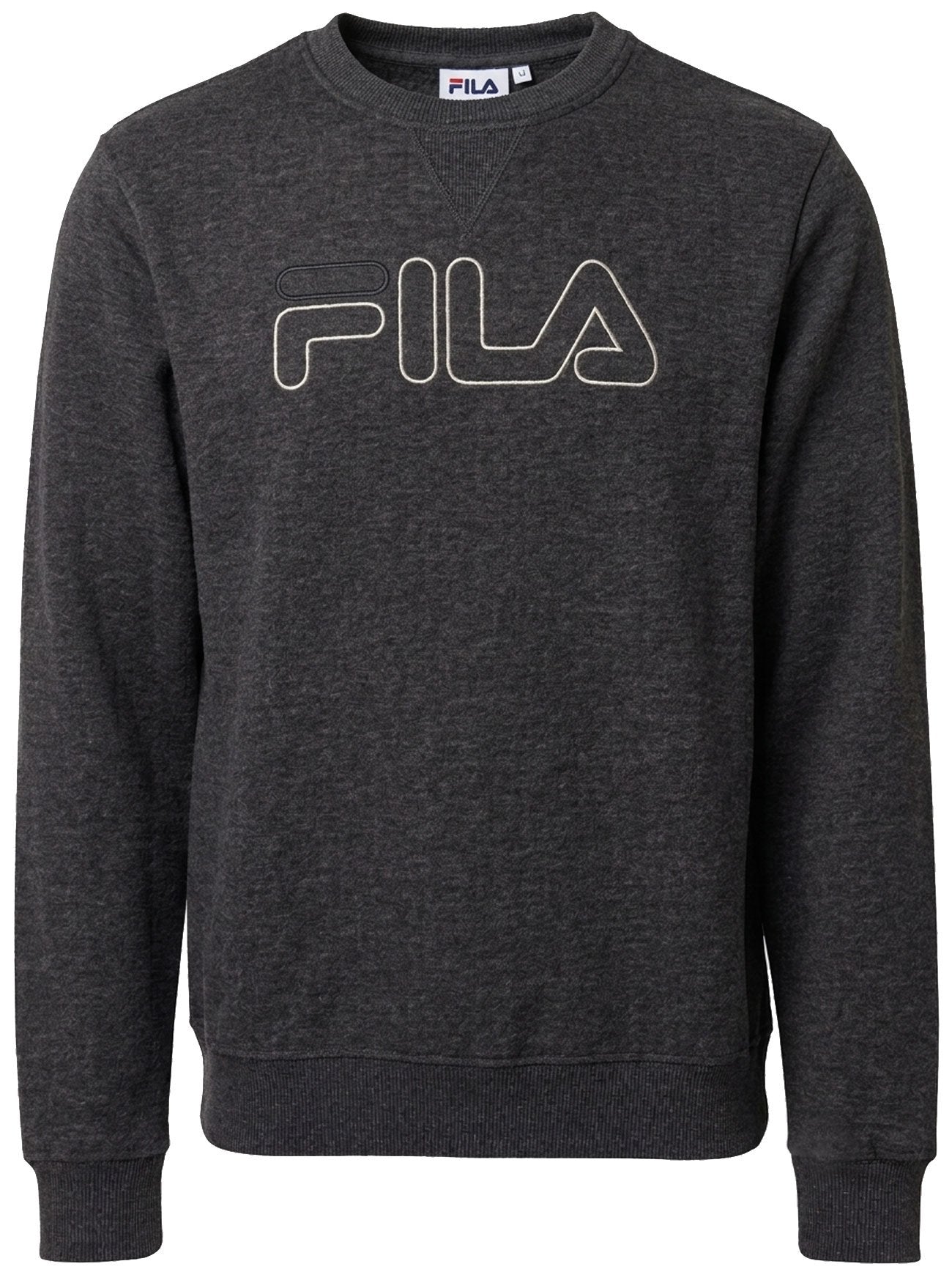 Mens Charcoal Marl Jude Graphic Logo Sweatshirt