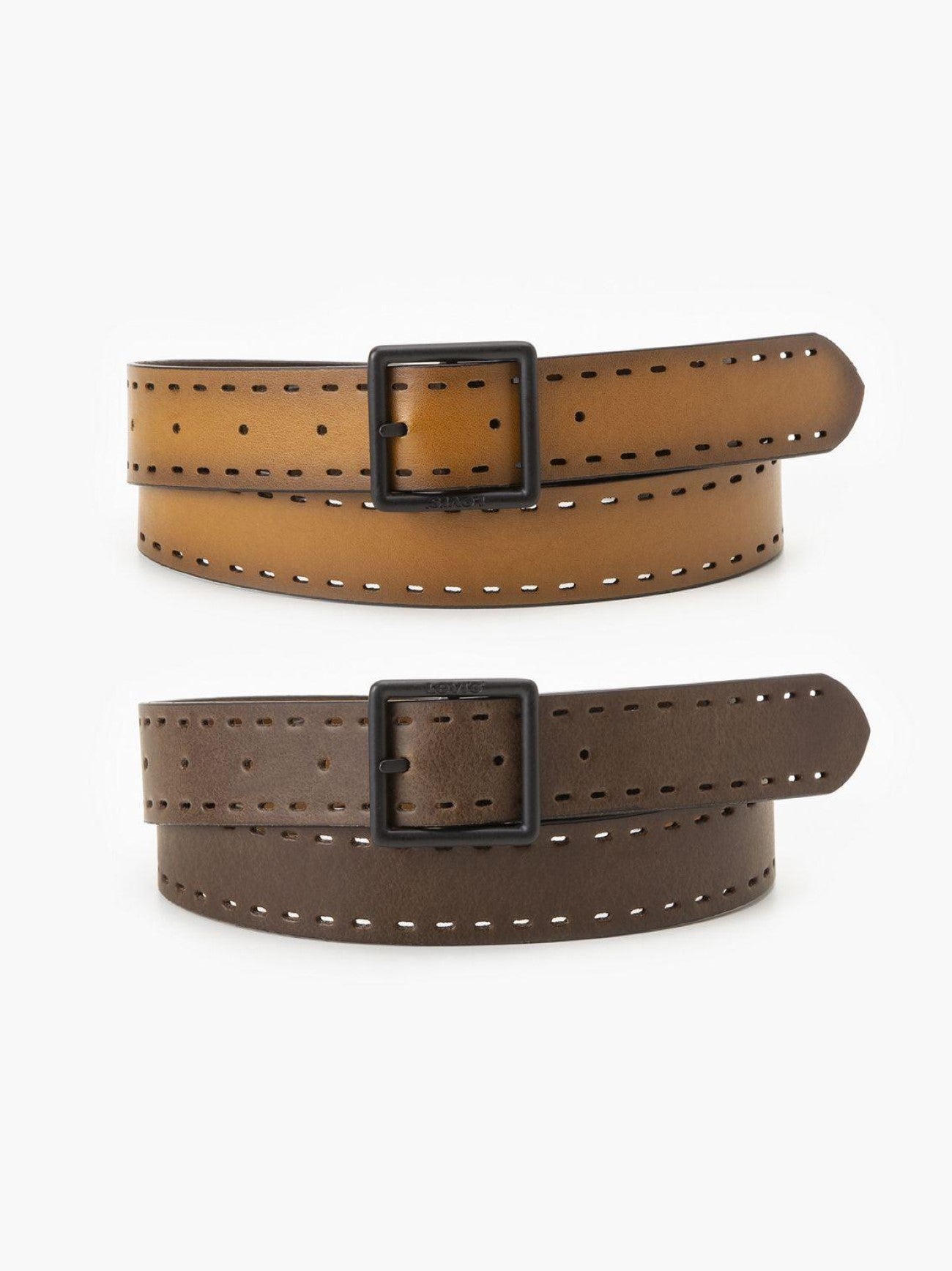 Mens Reversible Tobacco Docker Belt