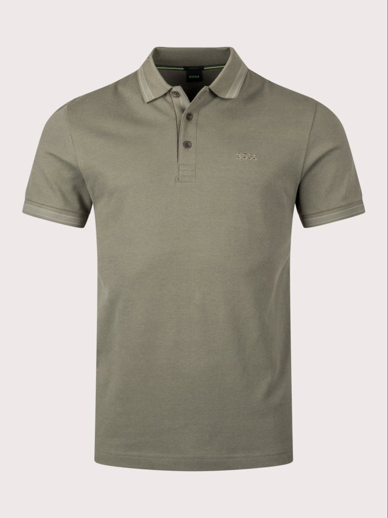 Mens Dark Beige Paddy Short Sleeve Polo Shirt