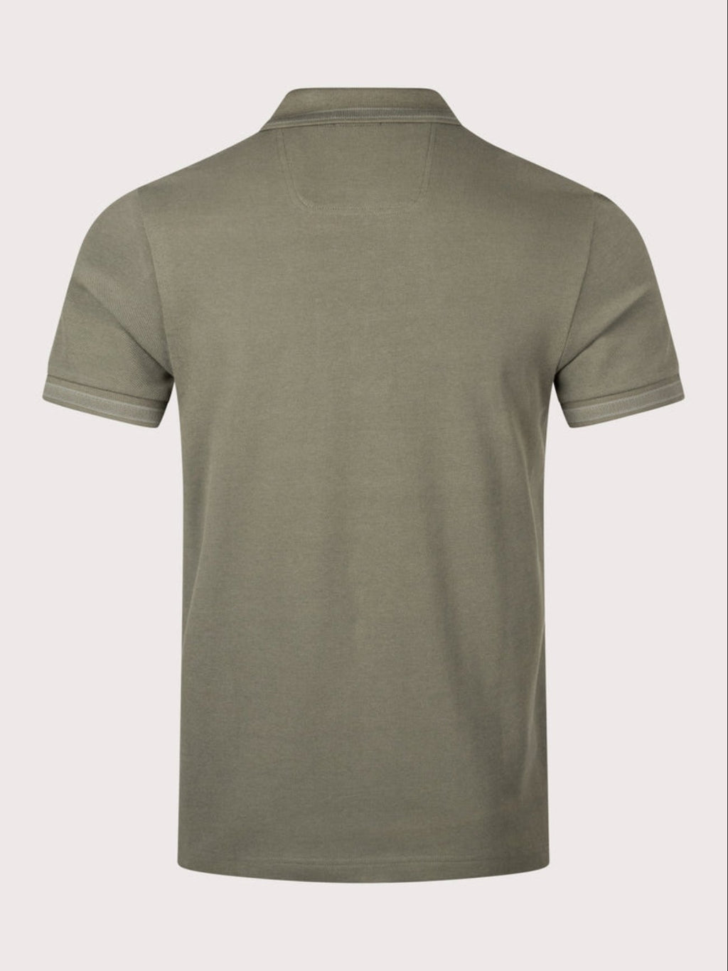 Mens Dark Beige Paddy Short Sleeve Polo Shirt