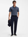 Mens Dark Blue Pallas Short Sleeve Polo Shirt