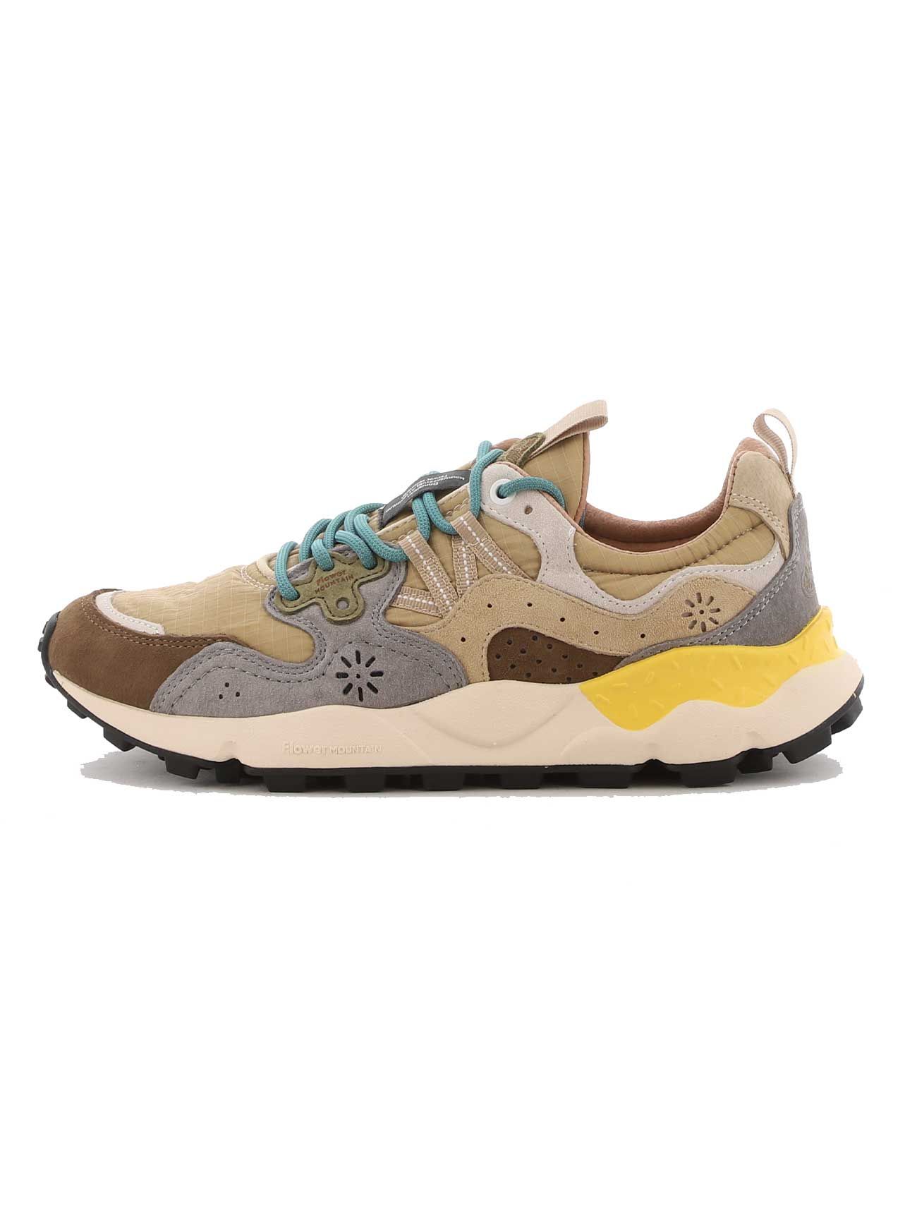 Mens Brown Grey Yamano 3 Trainer