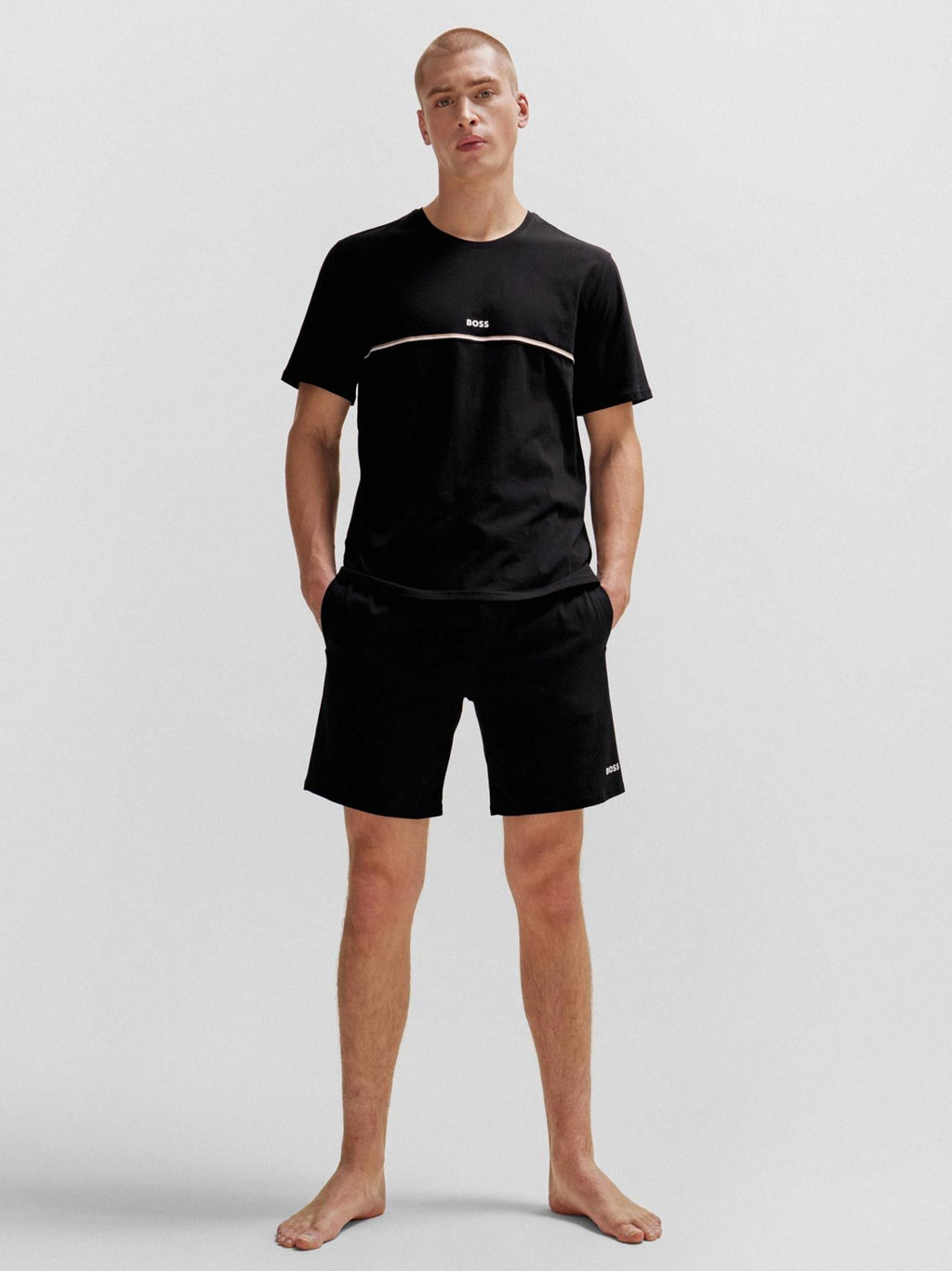 Mens Black Unique Short