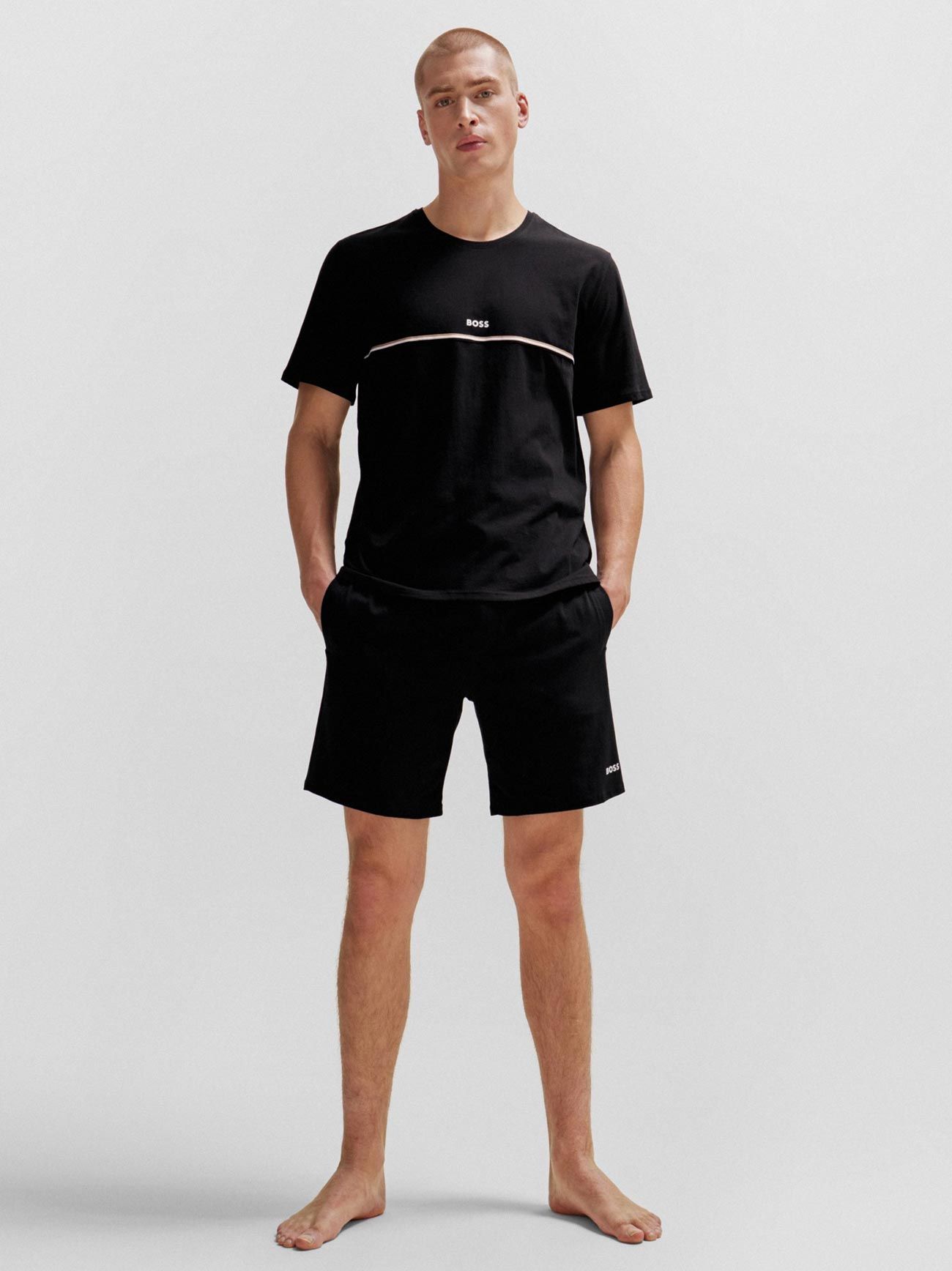 Mens Black Unique Short