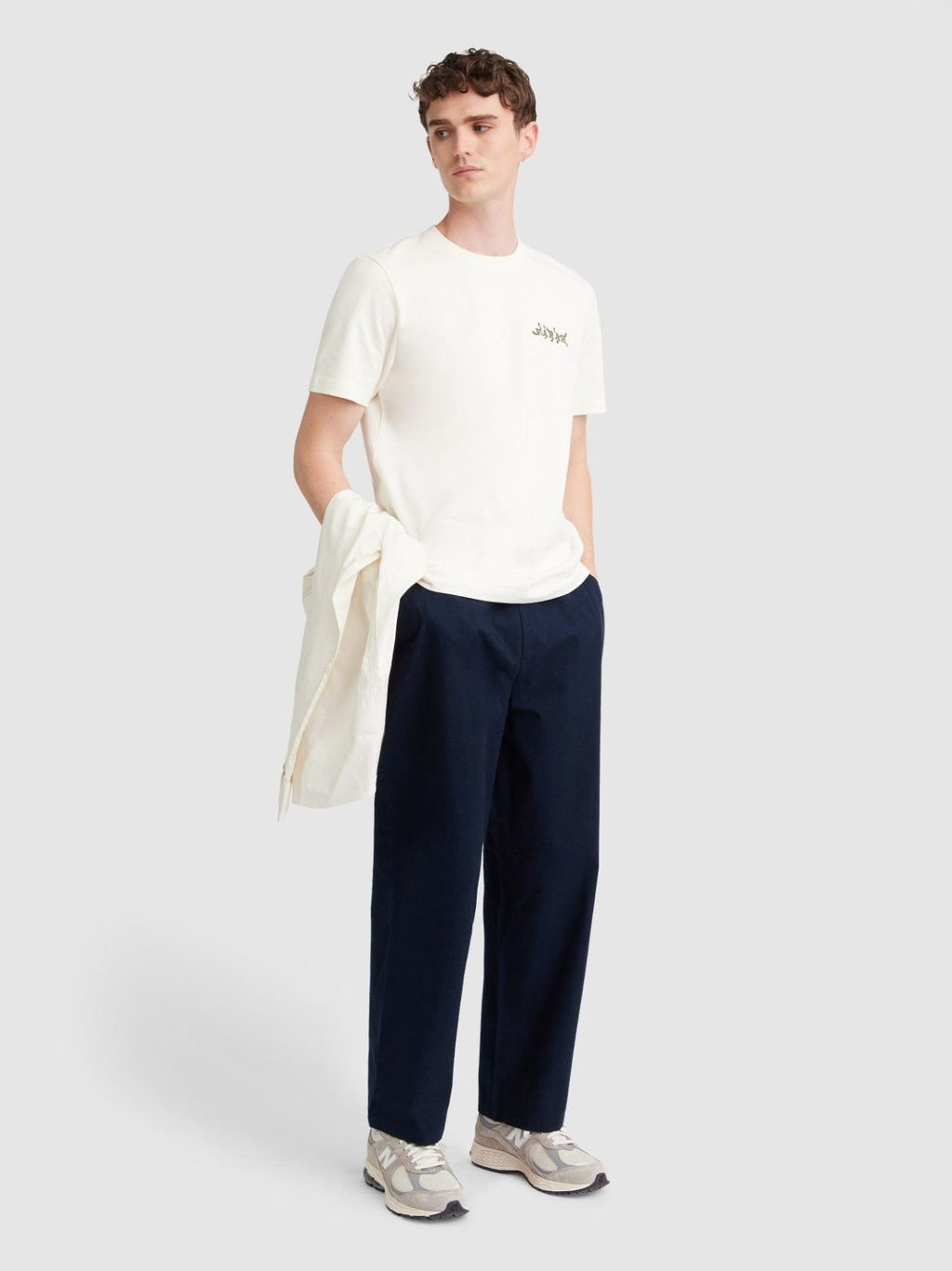 Mens Ecru Amesbury Graphic T-Shirt