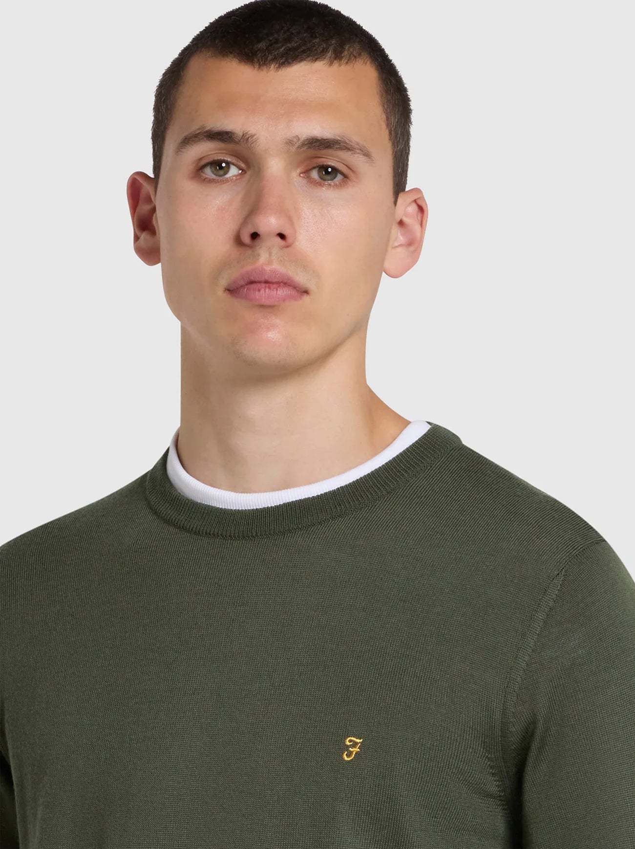 Mens Rosemary Mullen Merino Wool Crew Neck Jumper