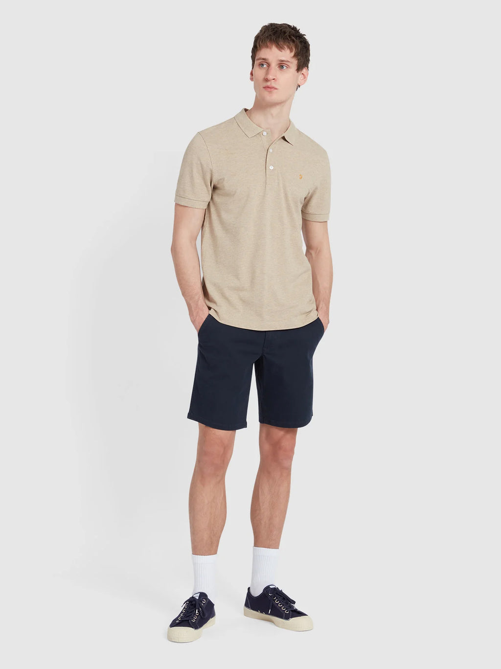 Mens True Navy Hawk Twill Short