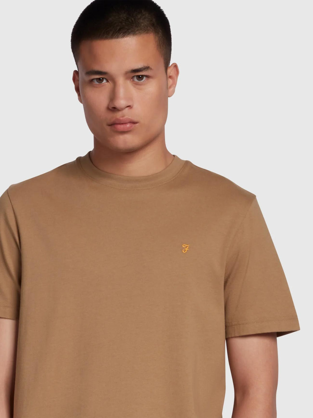 Mens Beige Danny Regular T-Shirt