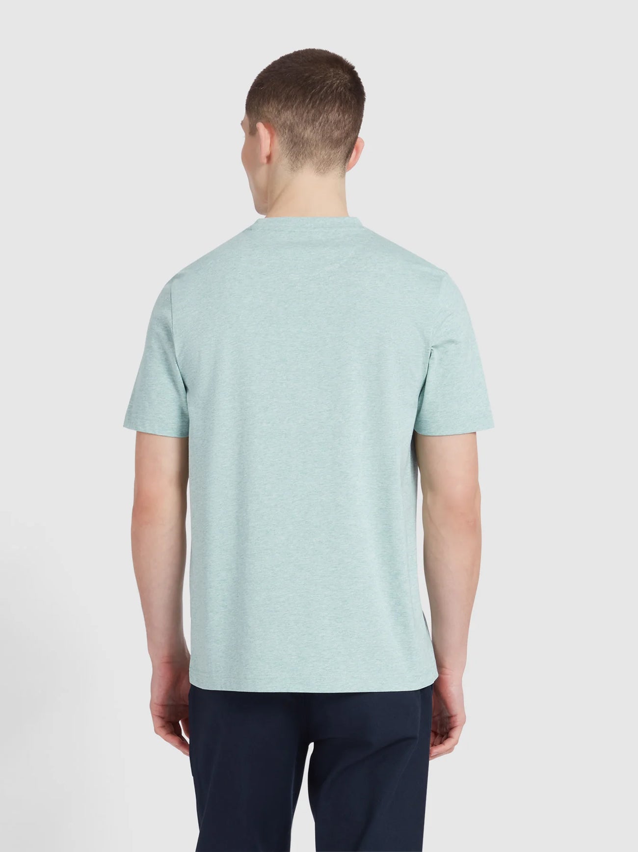 Mens Grove Green Marl Danny Regular Fit T-Shirt