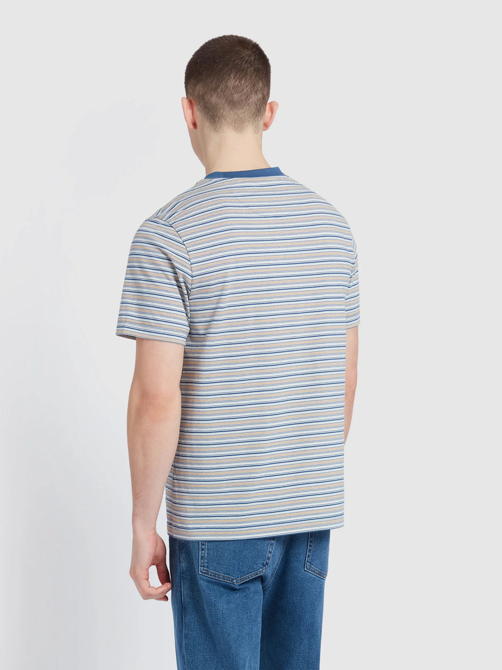 Mens Cold Metal Danny Stripe T-Shirt