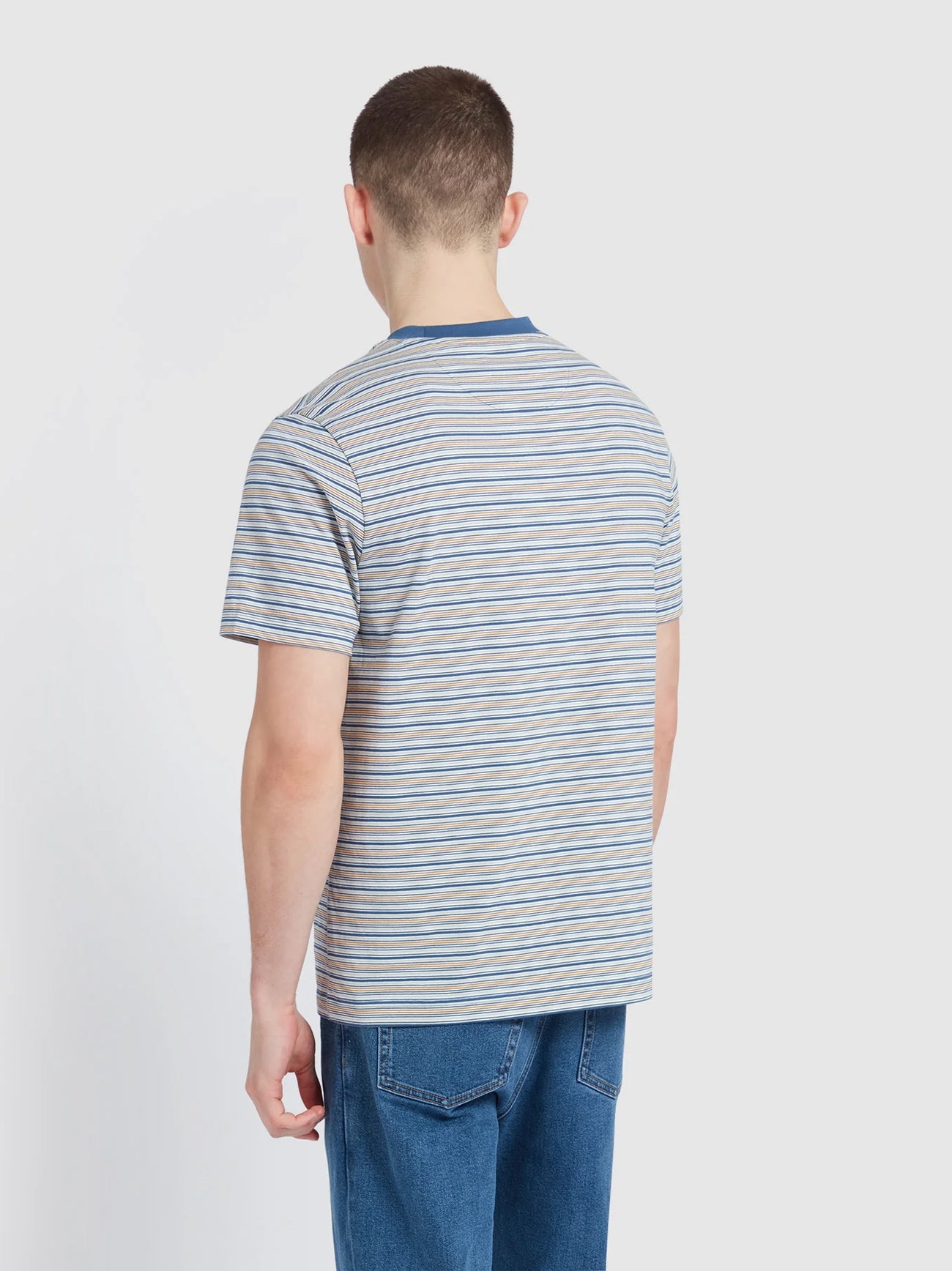 Mens Cold Metal Danny Stripe T-Shirt