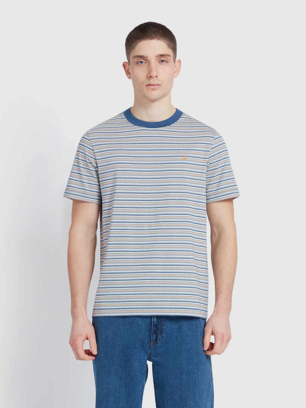 Mens Cold Metal Danny Stripe T-Shirt
