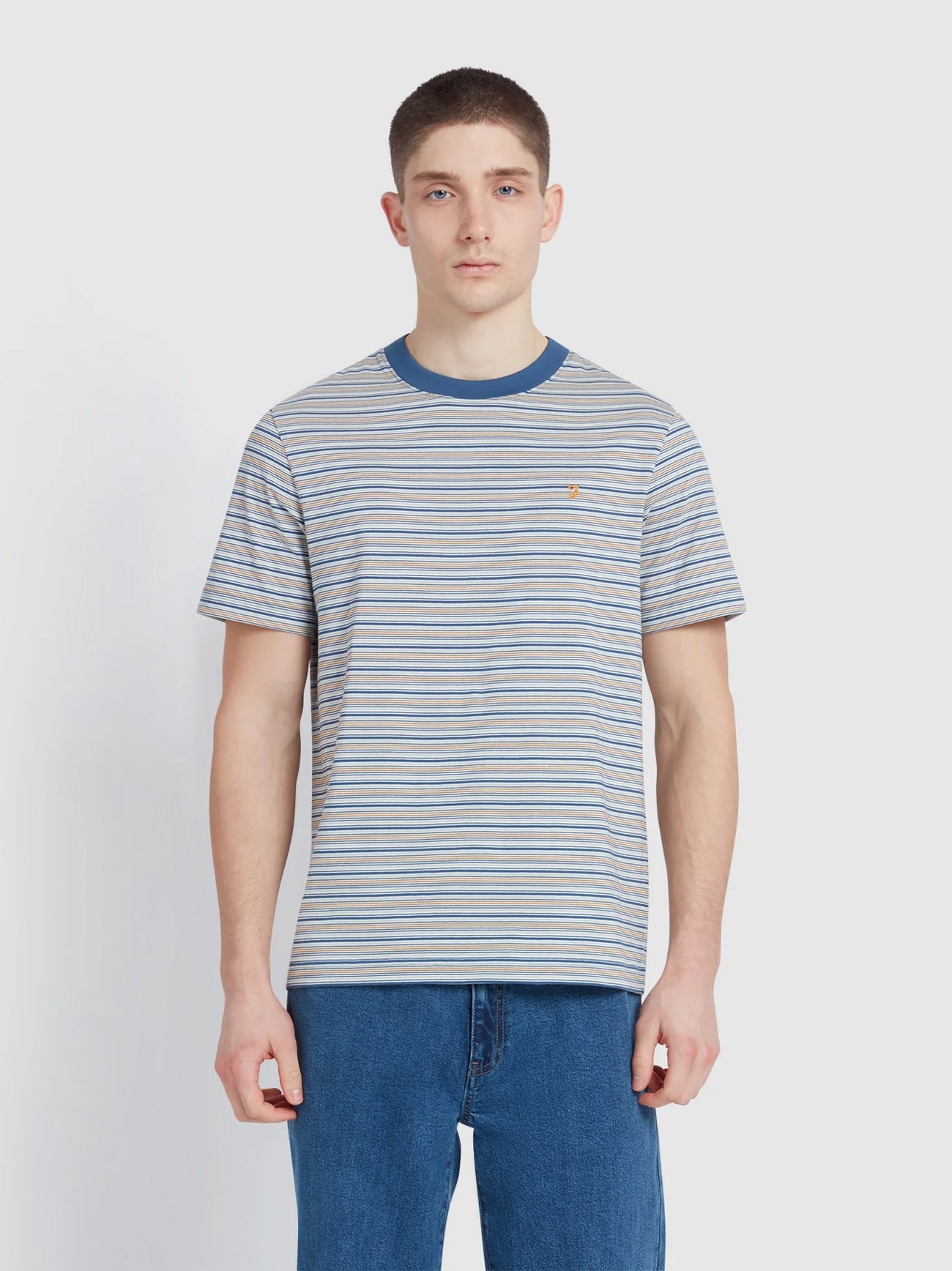 Mens Cold Metal Danny Stripe T-Shirt