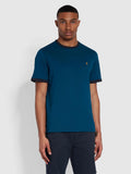 Mens Sailor Blue Groves Ringer T-Shirt