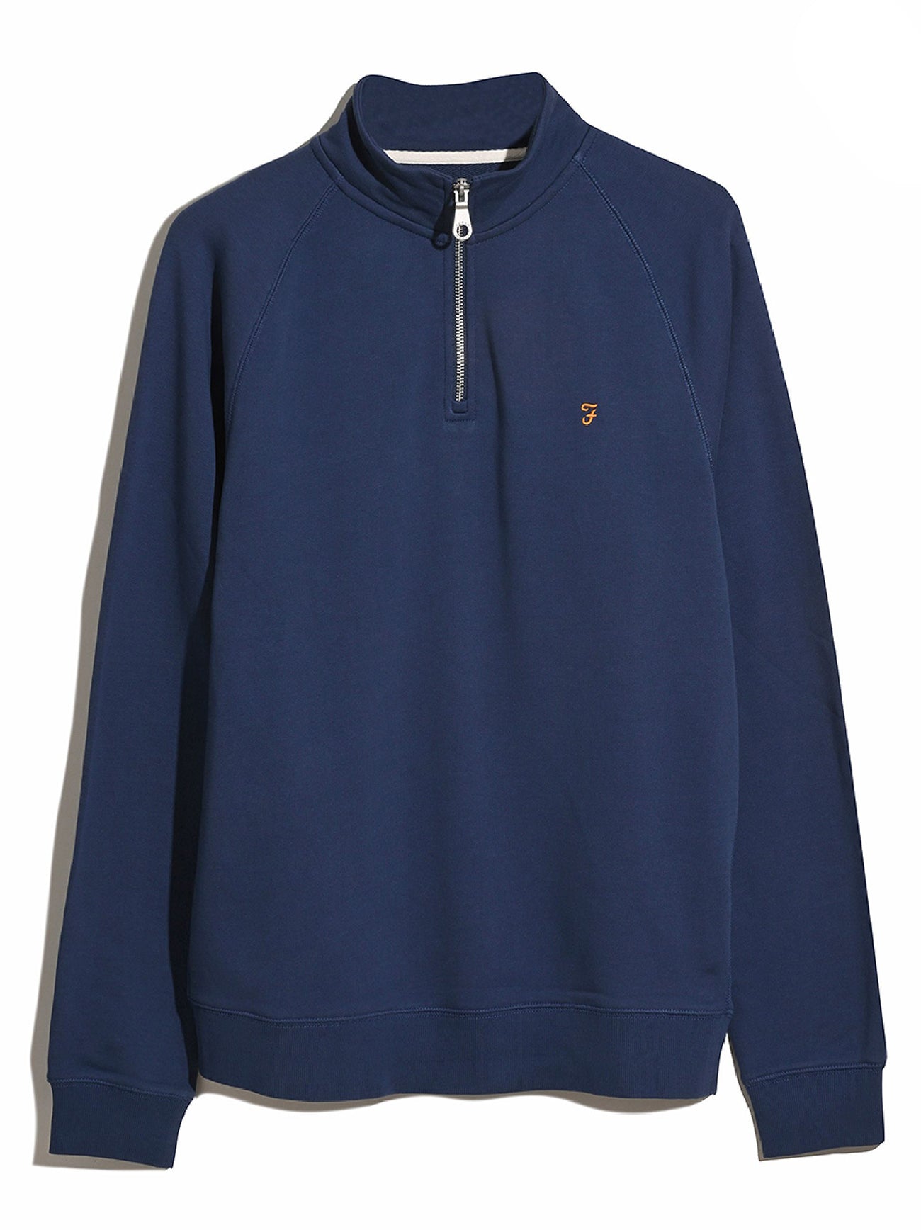 Mens Sigil Blue Jim Quarter Zip Sweatshirt
