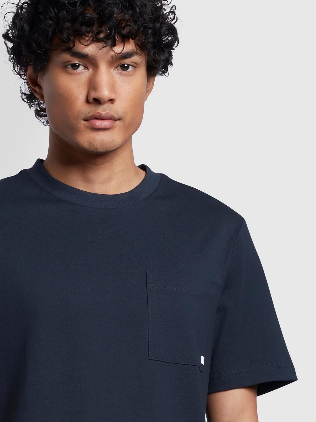 Mens True Navy Stacy Pocket T-Shirt