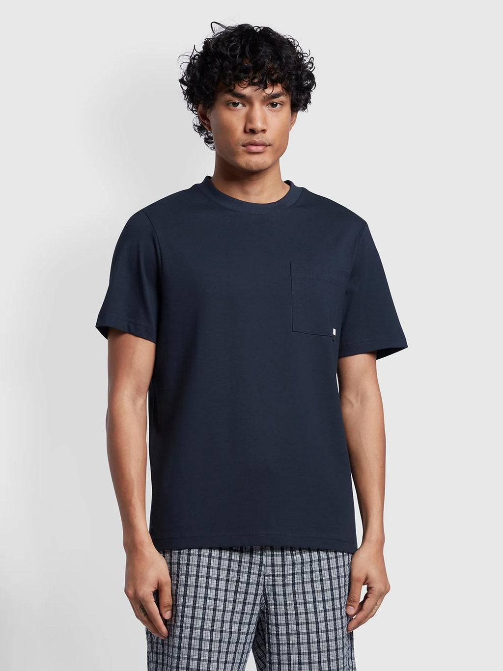 Mens True Navy Stacy Pocket T-Shirt