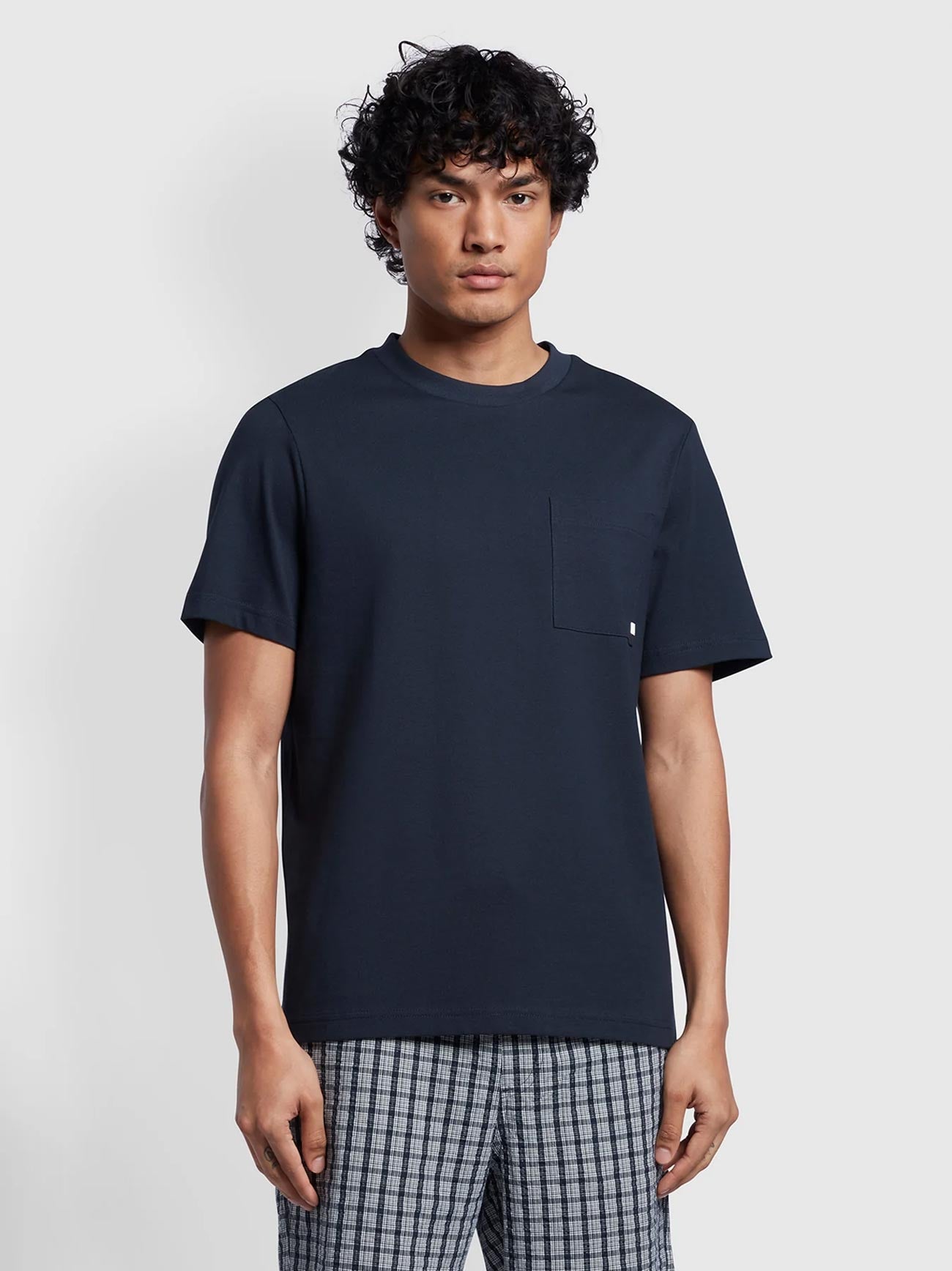 Mens True Navy Stacy Pocket T-Shirt
