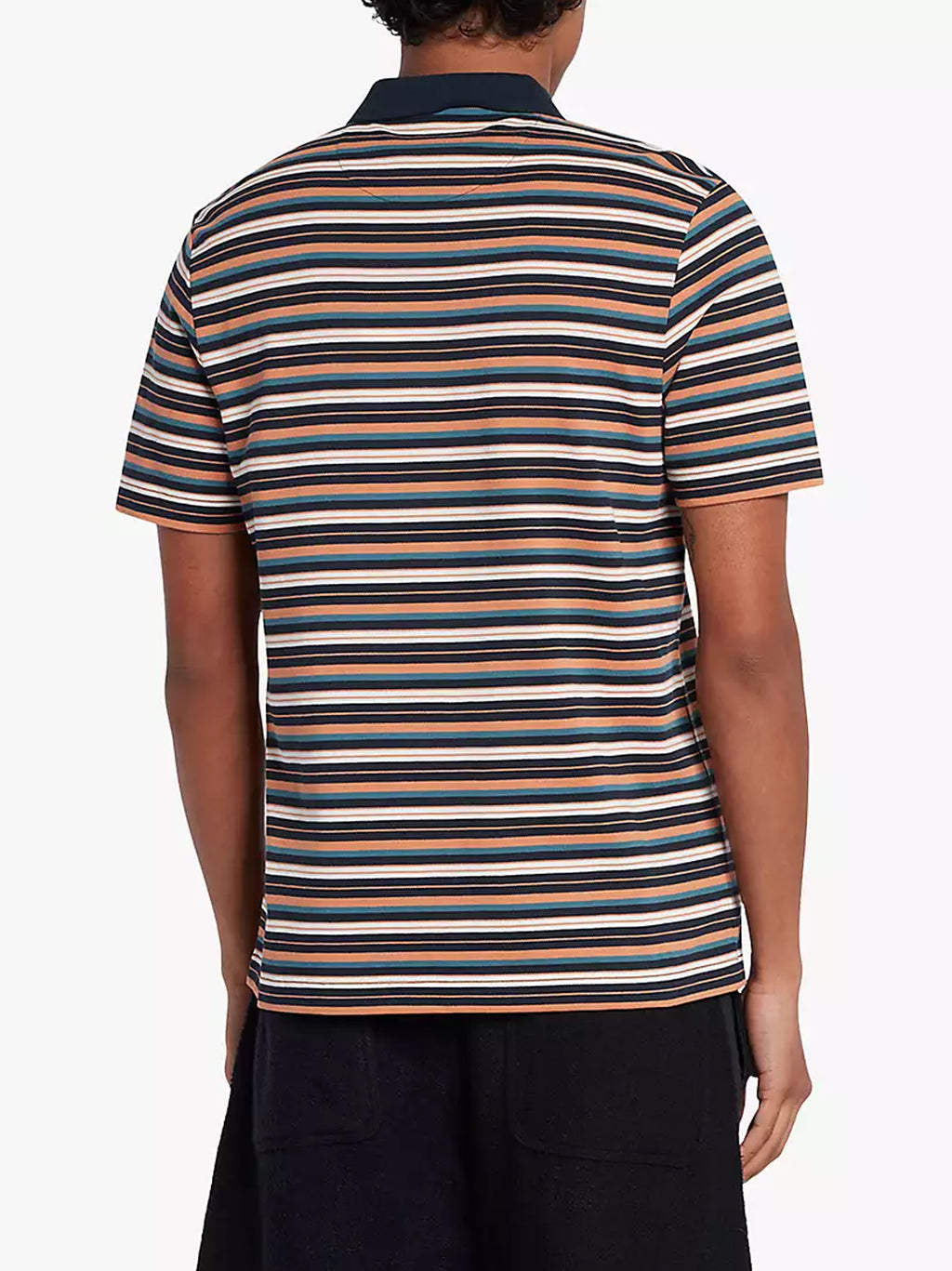 Mandarin Jolla Striped Polo Shirt