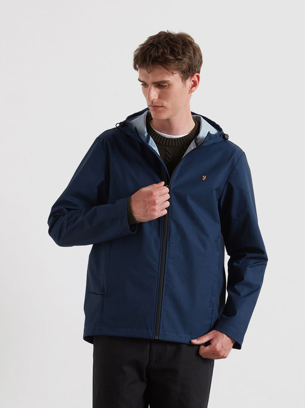Mens Yale Rhodes Hooded Jacket