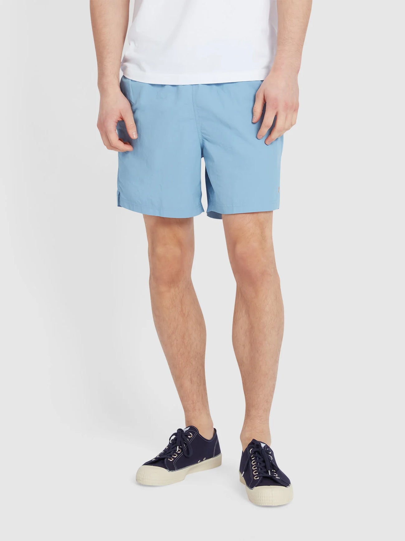 Mens Powder Blue Colbert Plain Swim Short