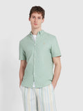 Mens Grove Green Brewer Button Down Shirt