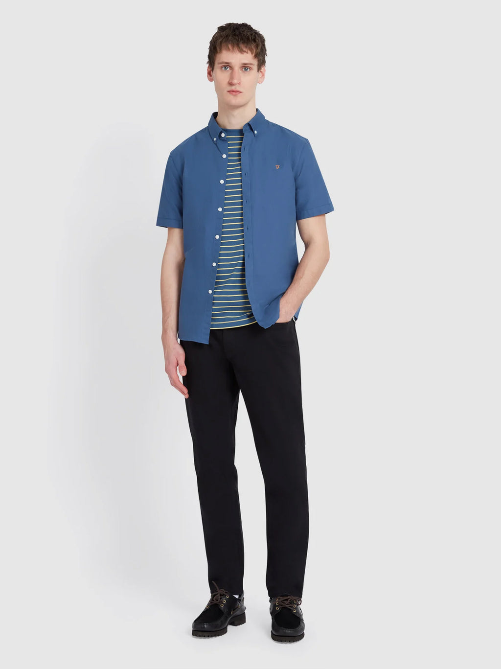 Mens Cold Metal Brewer Button Down Shirt