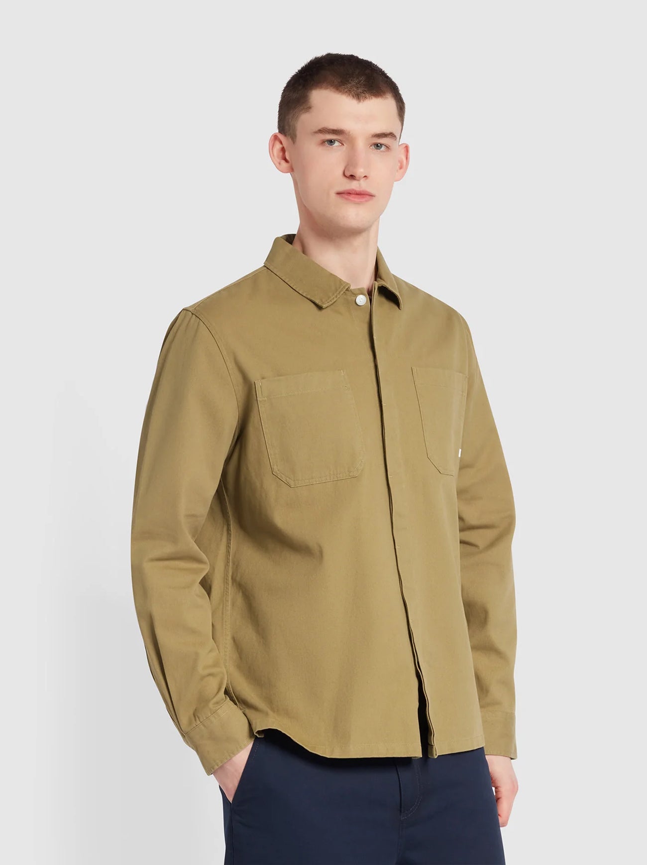 Mens True Khaki Leon Long Sleeve Shirt