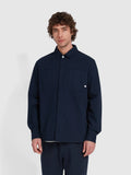 Mens True Navy Leon Long Sleeve Shirt