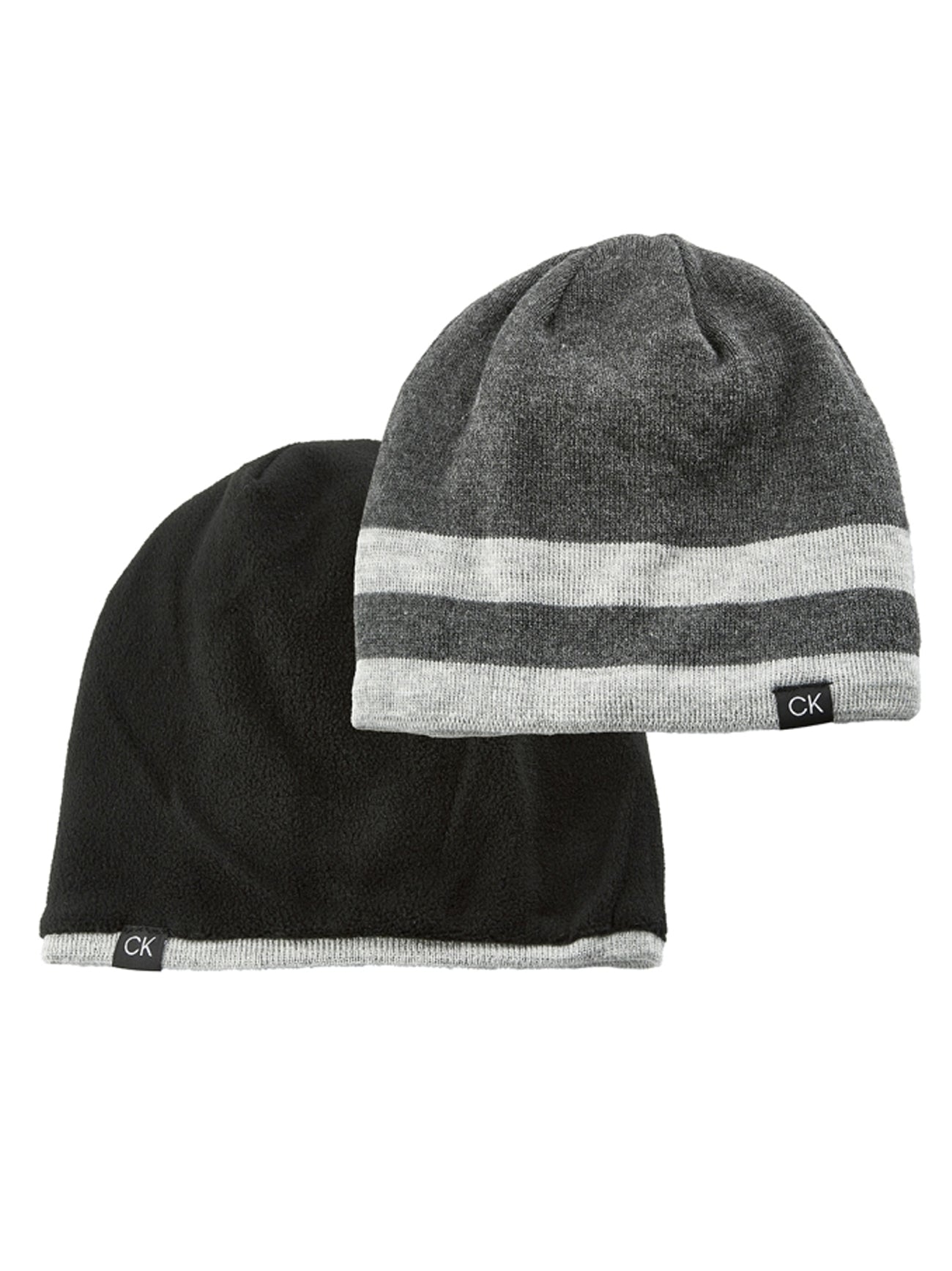 Mens Charcoal Madura Fleece Lined Beanie