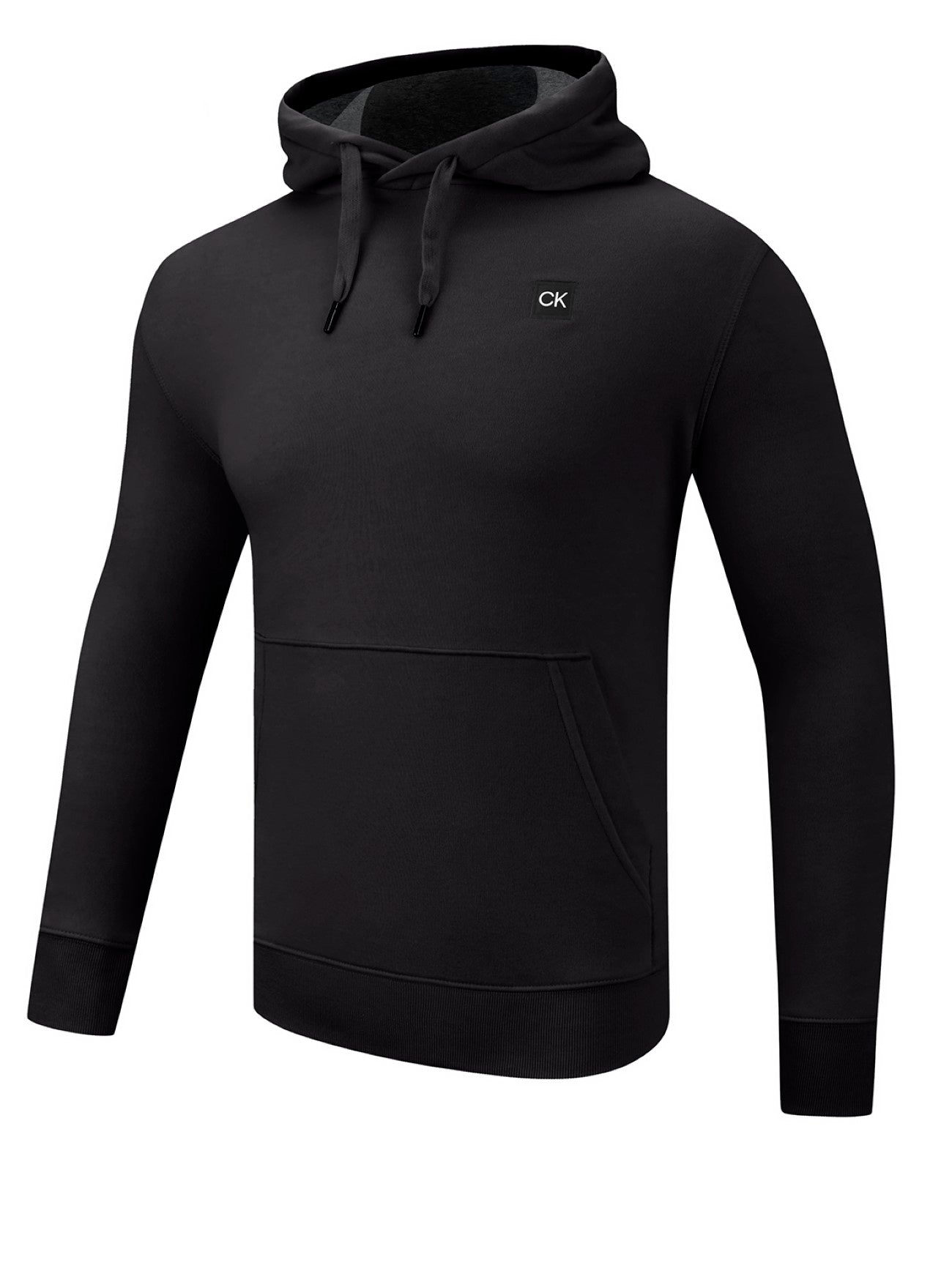 Mens Black Fleece Lined Supersoft Hoodie